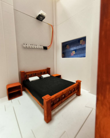 Zhotovený model inteligentného domu