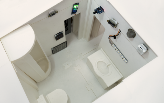 Zhotovený model inteligentného domu