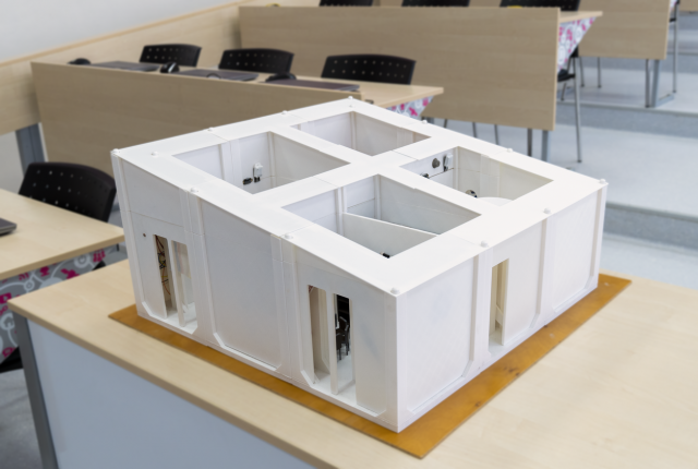 Zhotovený model inteligentného domu