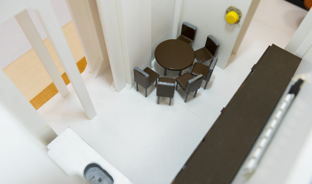 Zhotovený model inteligentného domu