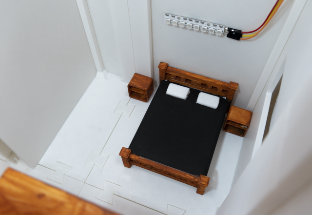 Zhotovený model inteligentného domu