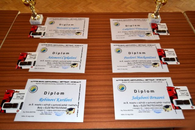 Pohár RŠ v riešení el. obvodov 2018